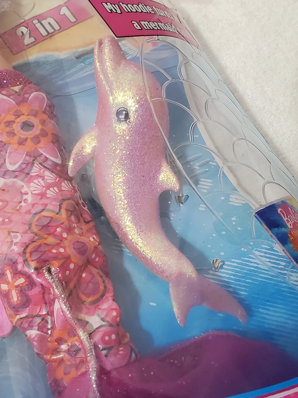 Vintage 2009 Mattel Barbie in A Mermaid Tale Merliah 2-in-1 Doll Color Change